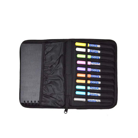 Doms Metallic Brush Pen Travel Kit Doms