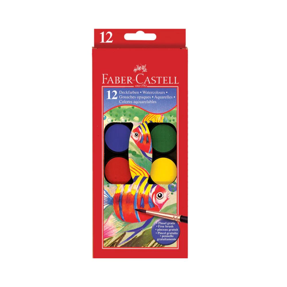 Faber Castell Watercolour Cake Set of 12