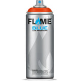Flame Blue Spray Paint 400ml - Warm Tones - Front View Of Orange