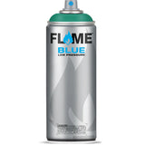 Flame Blue Spray Paint 400ml - Cool & Neutral Tones - Front View Of Ocean Blue