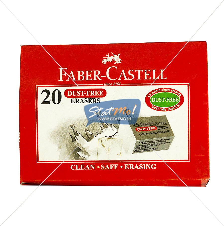 Faber Castell Dust Free Eraser Pack of 20