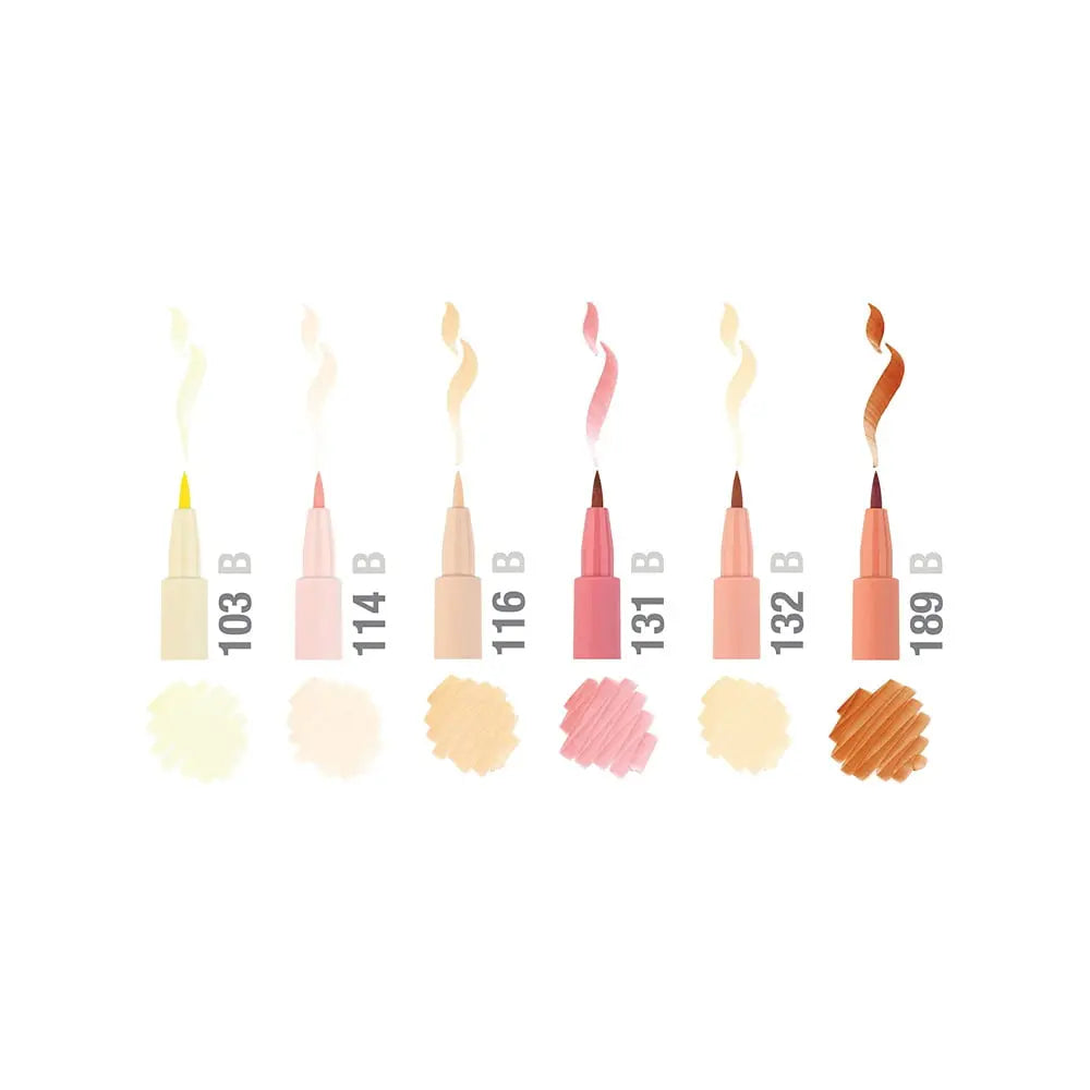 Faber-Castell PITT Artist Pens Light Skin Tones Faber-Castell