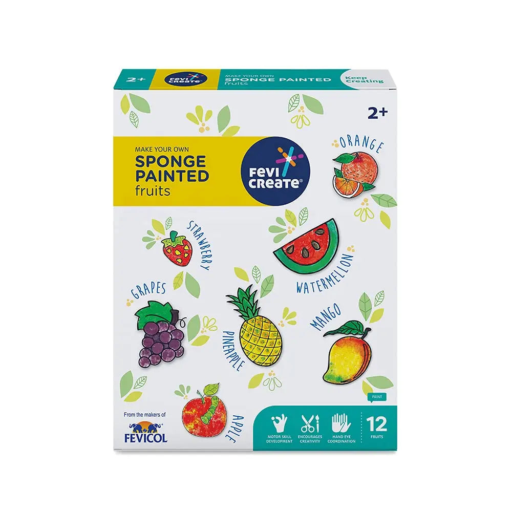 Fevicol Fevi Create Sponge Painted Fruits Pidilite