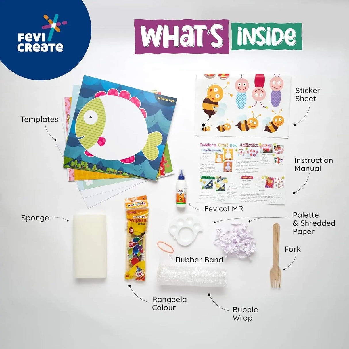Fevicol Fevi Create Toddlers Craft Box Pidilite
