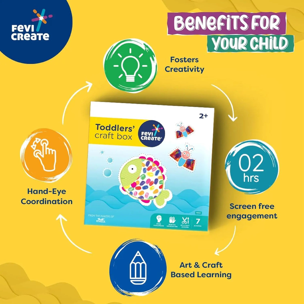 Fevicol Fevi Create Toddlers Craft Box Pidilite
