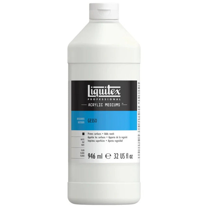 Liquitex Professional Acrylic Mediums Gesso 946ml.