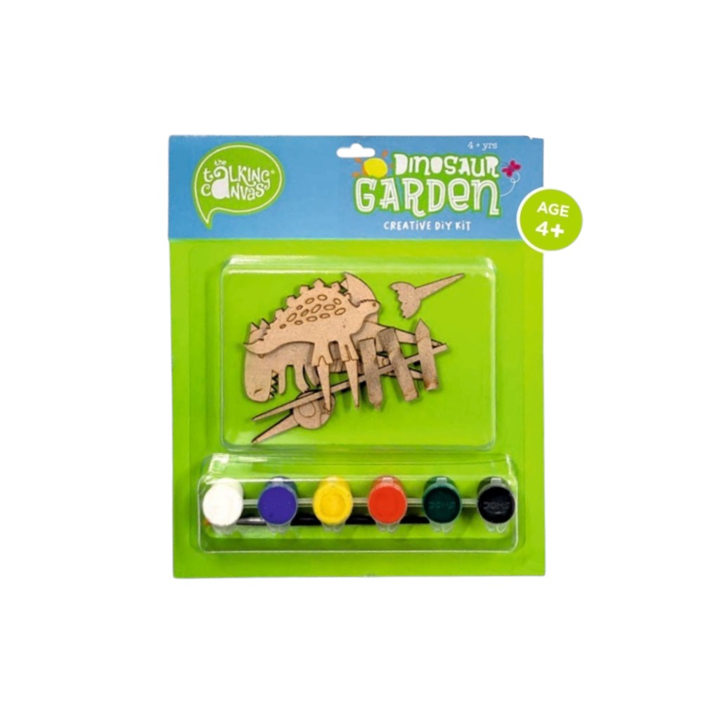 The Talking Canvas DIY Garden Kit for Kids - Paint and Plant Decor
