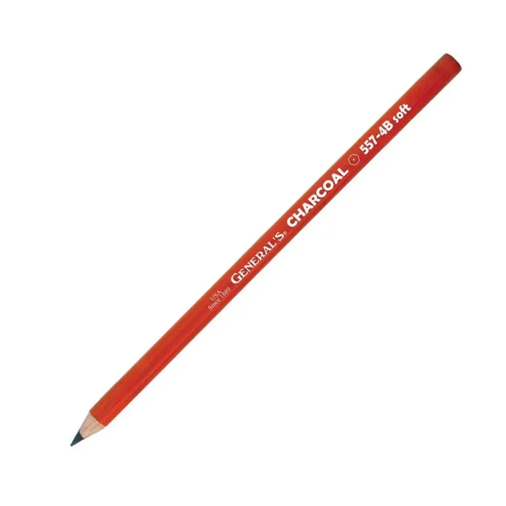 Generals Charcoal Pencil Black Canvazo