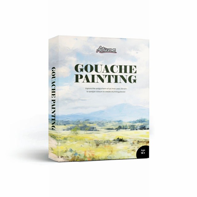 Artworms Gouache Painting Kit - Complete Art Set for Beginners & Hobbyists Artworms