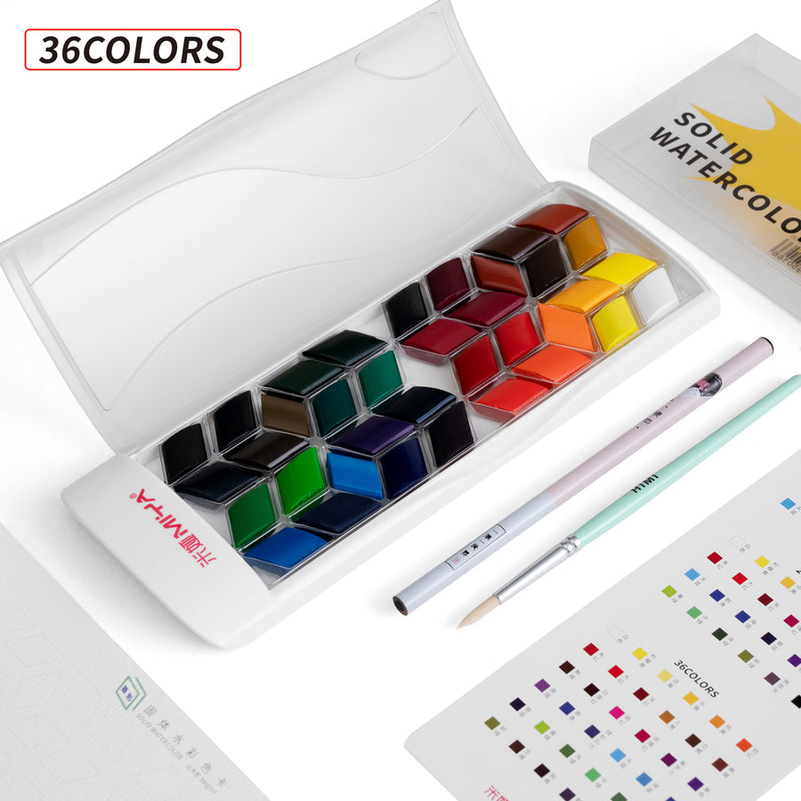 Himi Miya Rhombus Solid Watercolour Paint Set