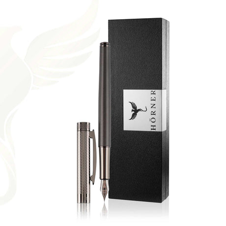 Horner | Levio | Fountain Pen | Gunmetal Grey Horner