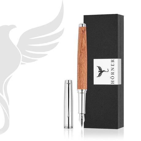 Horner | Legno | Fountain Pen | Rosewood Chrome Horner