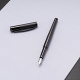 Horner | Fortress | Fountain Pen | Gunmetal Horner