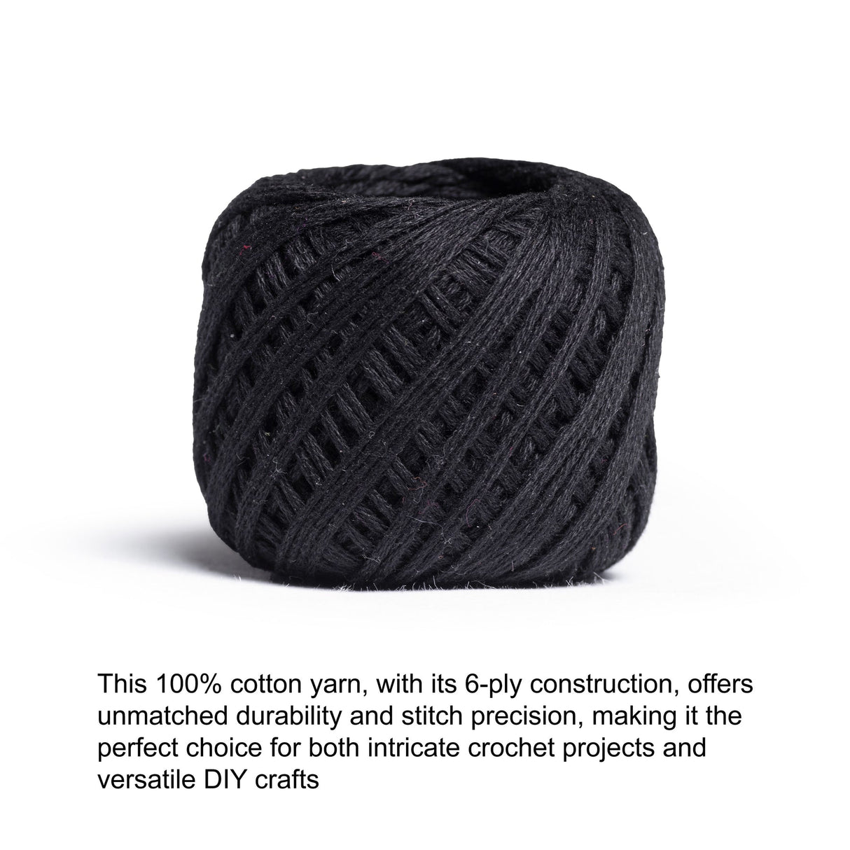 Itsy Bitsy Crochet & Embroidery Thread Black 32m 10g