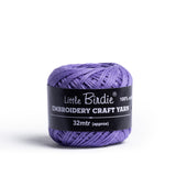 Itsy Bitsy Crochet & Embroidery Thread Black 32m 10g