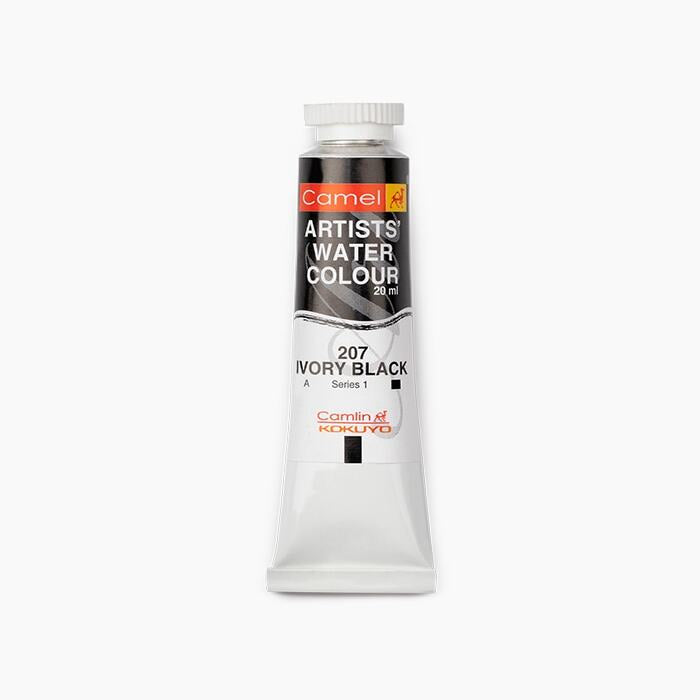 Camel Artists Water Color 20ml Ivory Black Shade