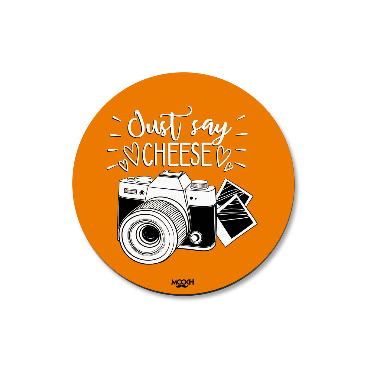 Mooch Magnetic Coaster - Just Say Cheese Mooch