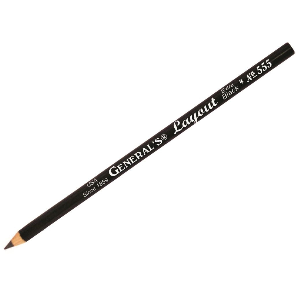 General’s Layout Pencil Extra Black