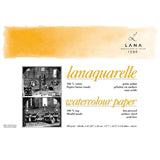 Lana Artists' Watercolour - Lanaquarelle Natural White 300 GSM,100% Cotton Paper(Poly Pack) Lana