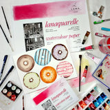 Lana Artists' Watercolour - Lanaquarelle Natural White 300 GSM,100% Cotton Paper(Poly Pack) Lana