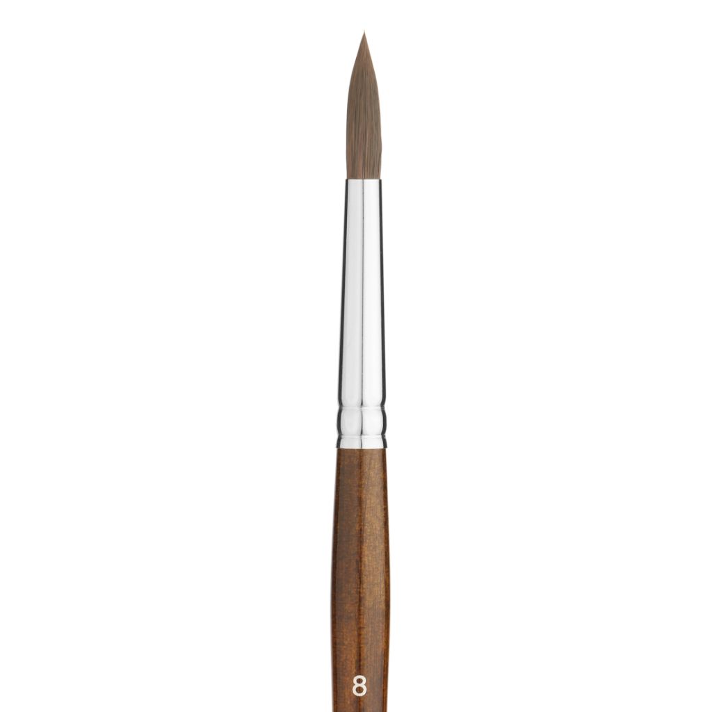 Kazan Round Brush Size 8 Short Handle