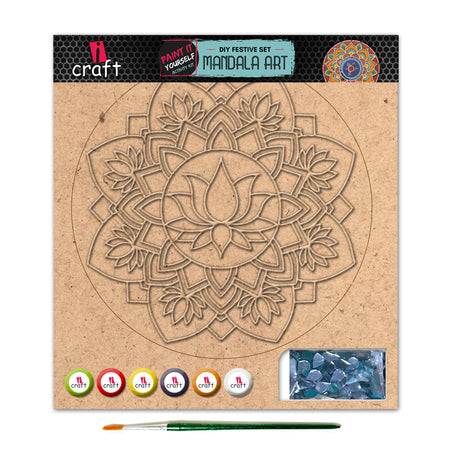 iCraft DIY Mandala Art Kit - MA003 Beginner Art Set iCraft