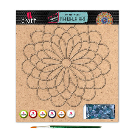 iCraft DIY Mandala Art Kit - MA007 Art & Mindfulness Set iCraft