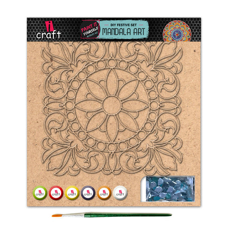 iCraft DIY Mandala Art Kit - MA008 DIY Decor Painting Kit iCraft