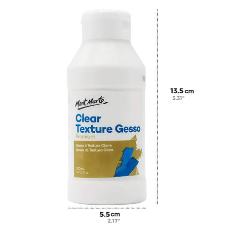 MONT MARTE Clear Texture Gesso Premium 250 ml Mont Marte