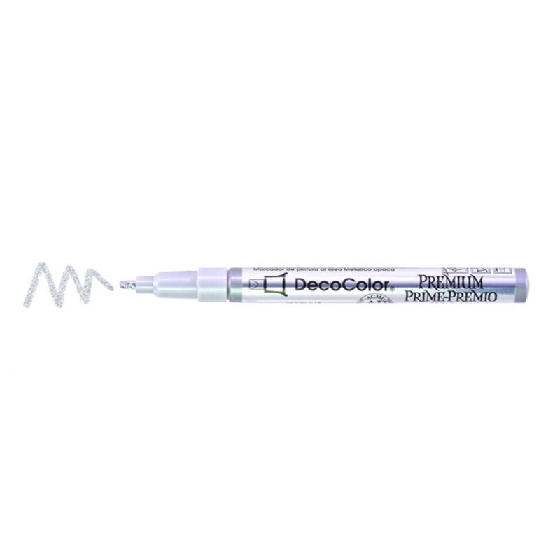 Marvy Uchida 250 DecoColor Calligraphy Silver Paint Marker