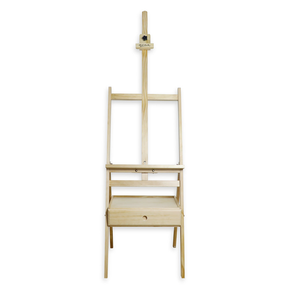 Mont Marte Box Floor Easel Discovery Pine Wood Adjustable Easel