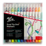Mont Marte Dual Tip Dot Markers Signature 12pc Set