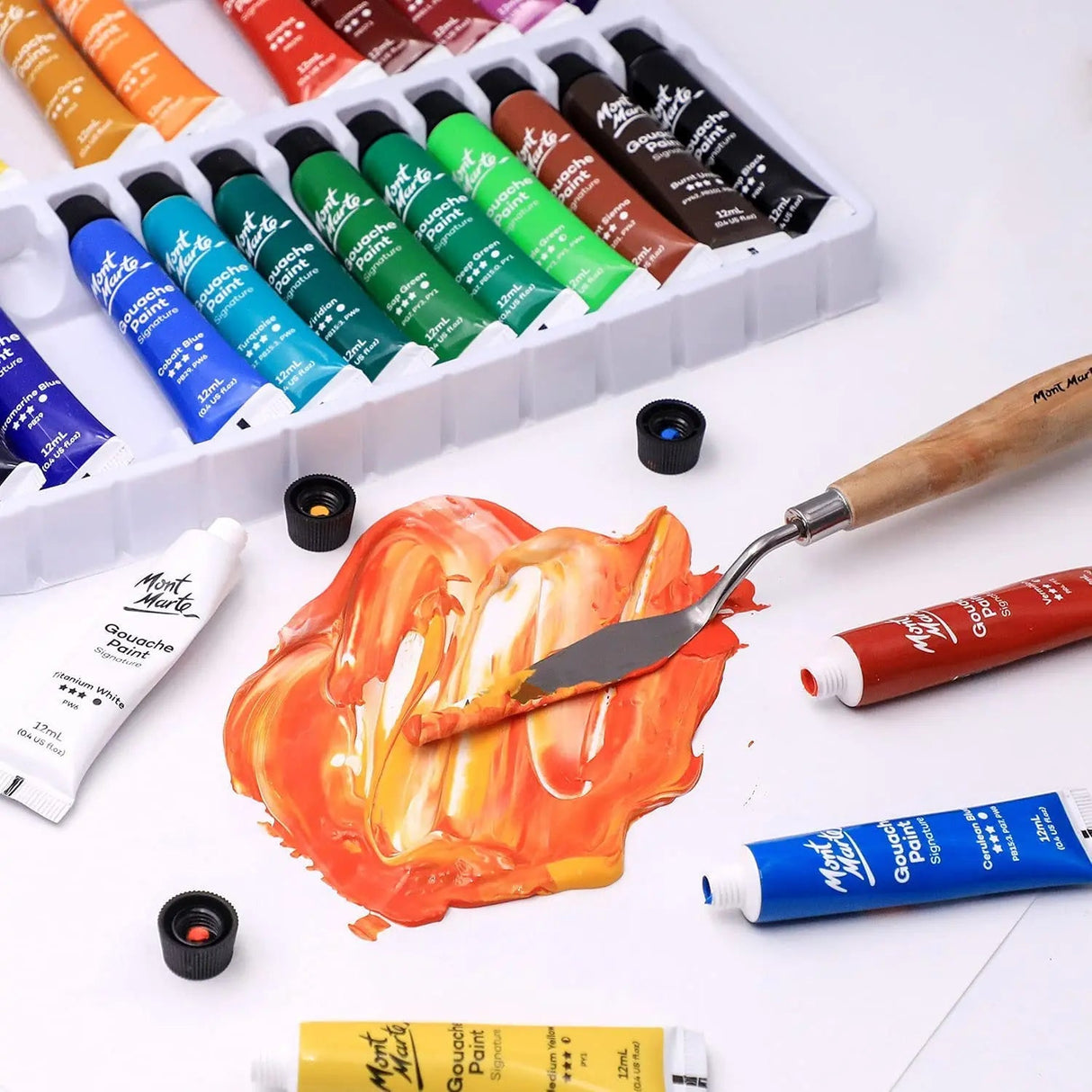 Mont Marte Gouache 24pc x 12ml Mont Marte