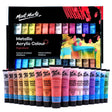 Mont Marte Metallic Acrylic Colour Paint Set Signature 24pc x 36ml Mont Marte