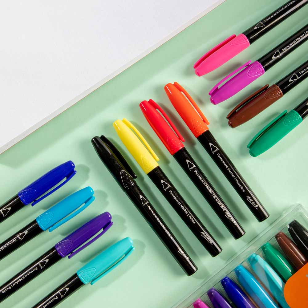 Mont Marte Permanent Markers Premium 12pc Alcohol Ink Set