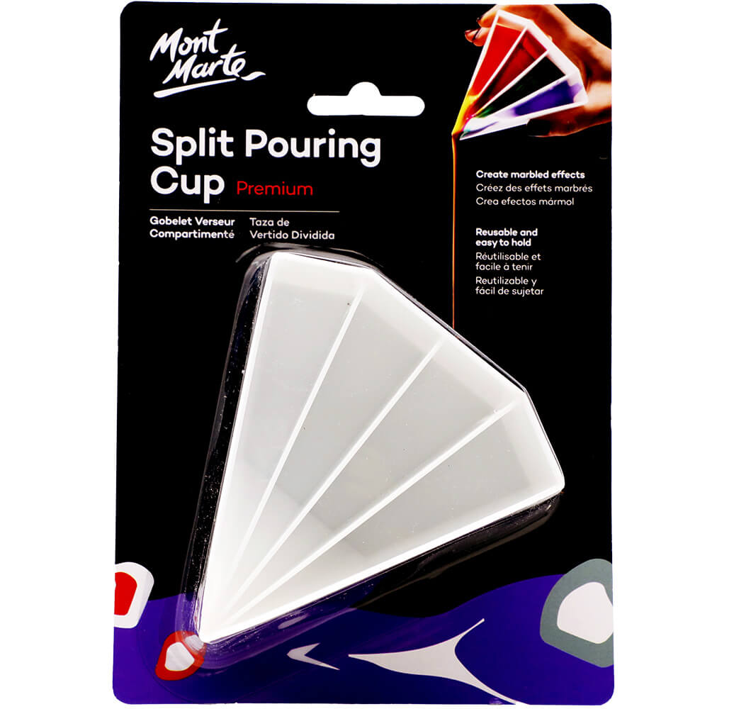 Mont Marte Split Pouring Cup Premium 4 Section Paint Cup