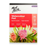 Mont Marte Watercolour Pad A4 300gsm 12 Sheets Rough Texture