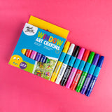 Mont Marte Window Art Crayons 8pc Washable Glass Crayons Set