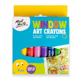 Mont Marte Window Art Crayons 8pc Washable Glass Crayons Set