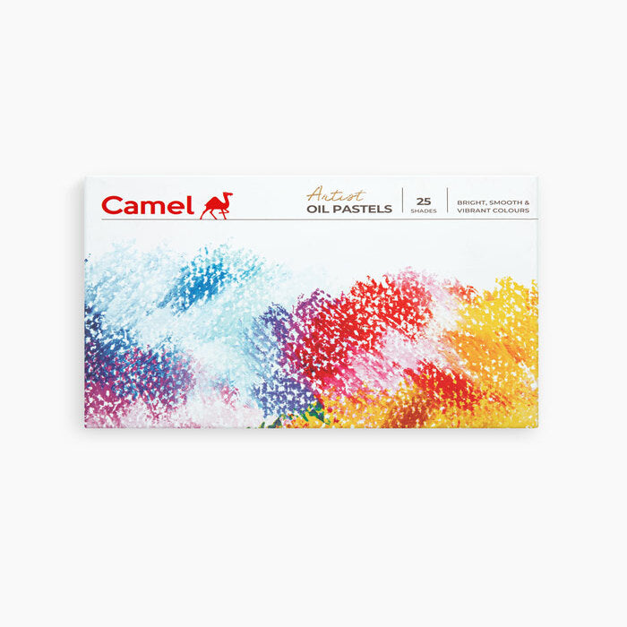 A BOX OF CAMEL ARTIST OIL PASTELS IN 25 SHADES