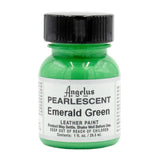 Angelus Pearlescent Emerald Green Leather paint 29.5ml.