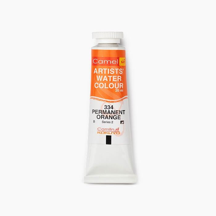 Camel Artists Water Color 20ml Permanent Orange Shade