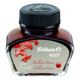 Pelikan 4001 Fountain Pen Ink Bottle 30ml Brilliant Brown