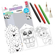 iCraft Panda Bookmark Coloring Kit for Kids - Art Activity Set iCraft