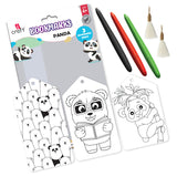 iCraft Panda Bookmark Coloring Kit for Kids - Art Activity Set iCraft