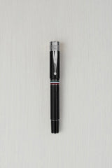 Gioia | Fountain Pen & Rollerball Pen | Partenope | Black | Ruthenium Trims Gioia