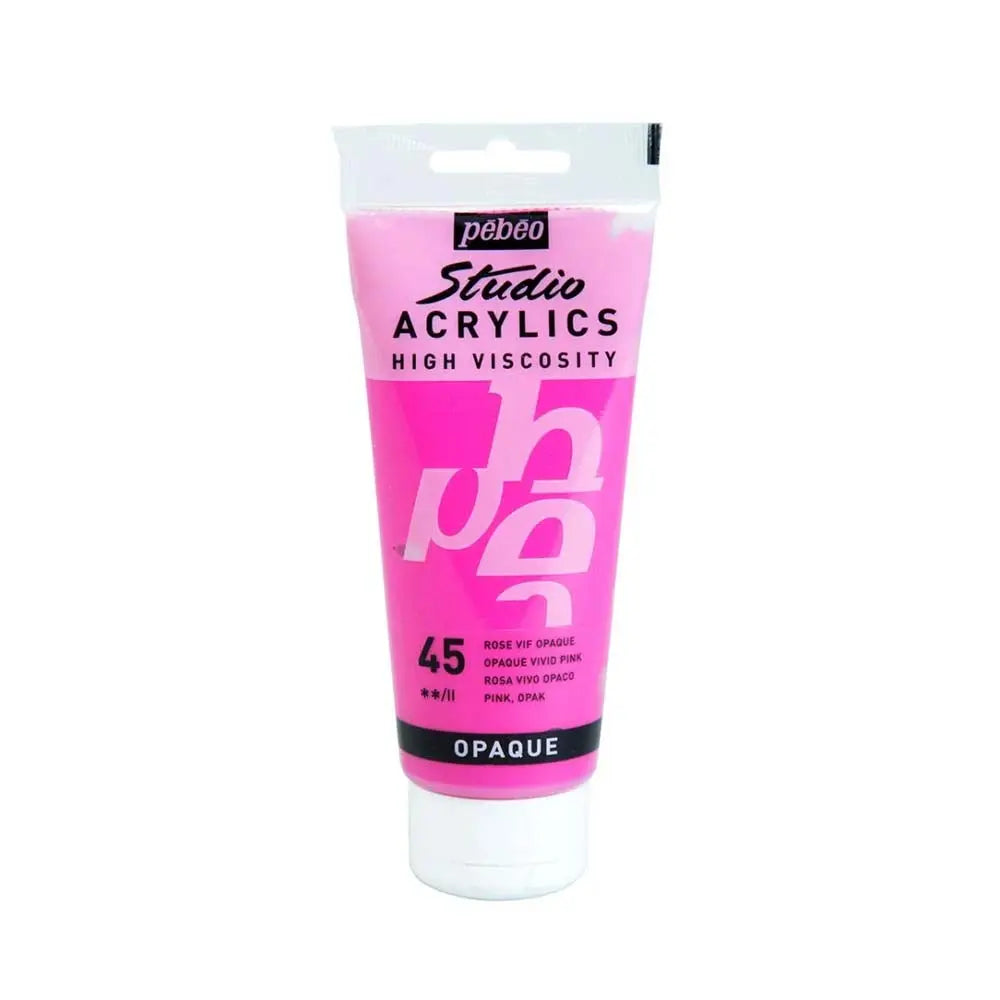 Pebeo High Viscosity Studio Acrylics  100ml (Loose) Pebeo