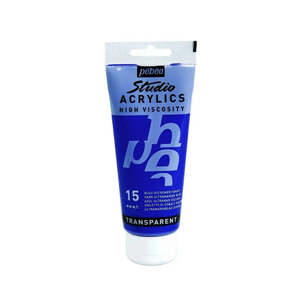 Pebeo High Viscosity Studio Acrylics  100ml (Loose) Pebeo