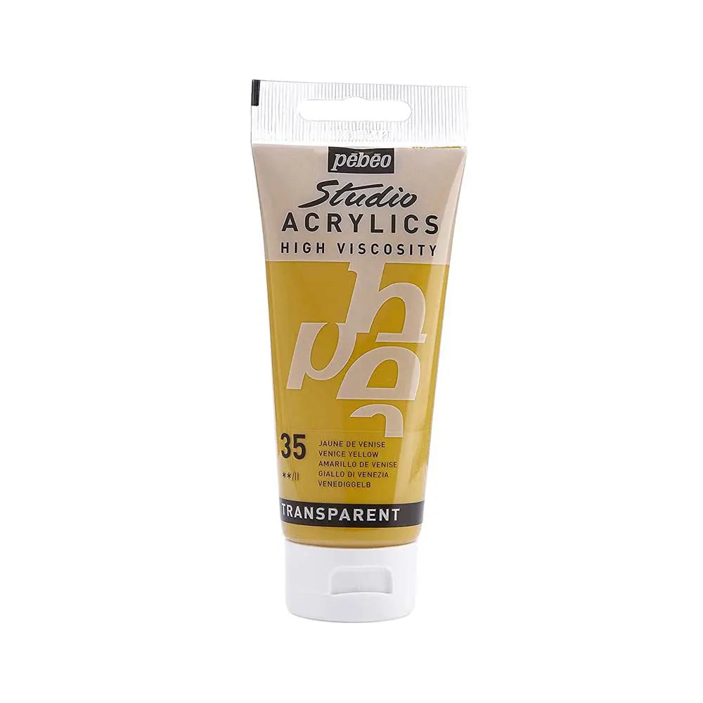 Pebeo High Viscosity Studio Acrylics  100ml (Loose) Pebeo