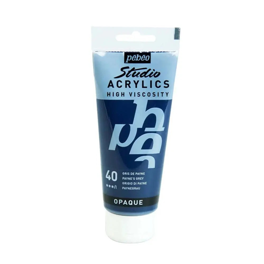Pebeo High Viscosity Studio Acrylics  100ml (Loose) Pebeo